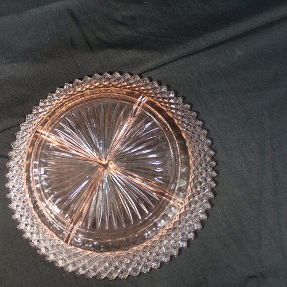 Vintage Anchor Hocking “Miss America” Depression Glass Tray - Picture 7 of 12